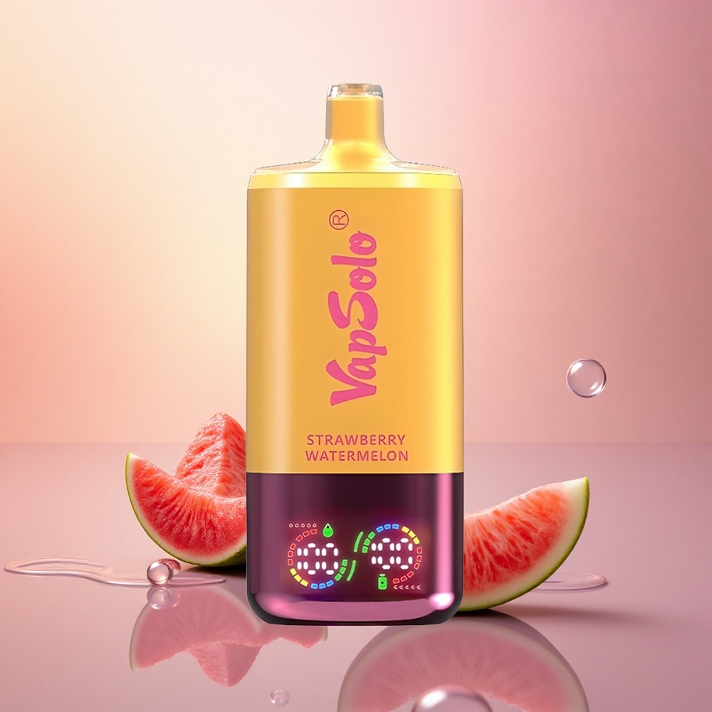 Vapsolo Triple 30000 Puffs Strawberry Watermelon & Lemon Peach Triple Tank Type-C