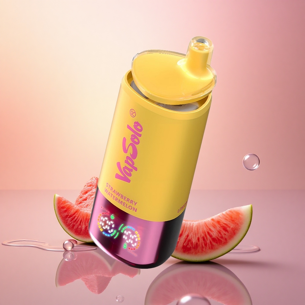 Vapsolo Triple 30000 Puffs Strawberry Watermelon & Lemon Peach Triple Tank Type-C