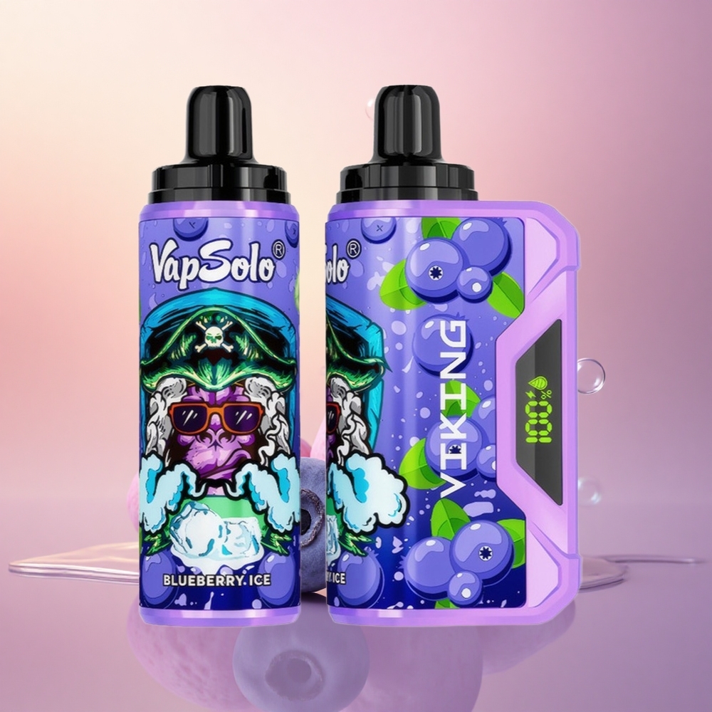 VapSolo VIKING 12000 Puffs Blueberry Electric Type-C 22ml