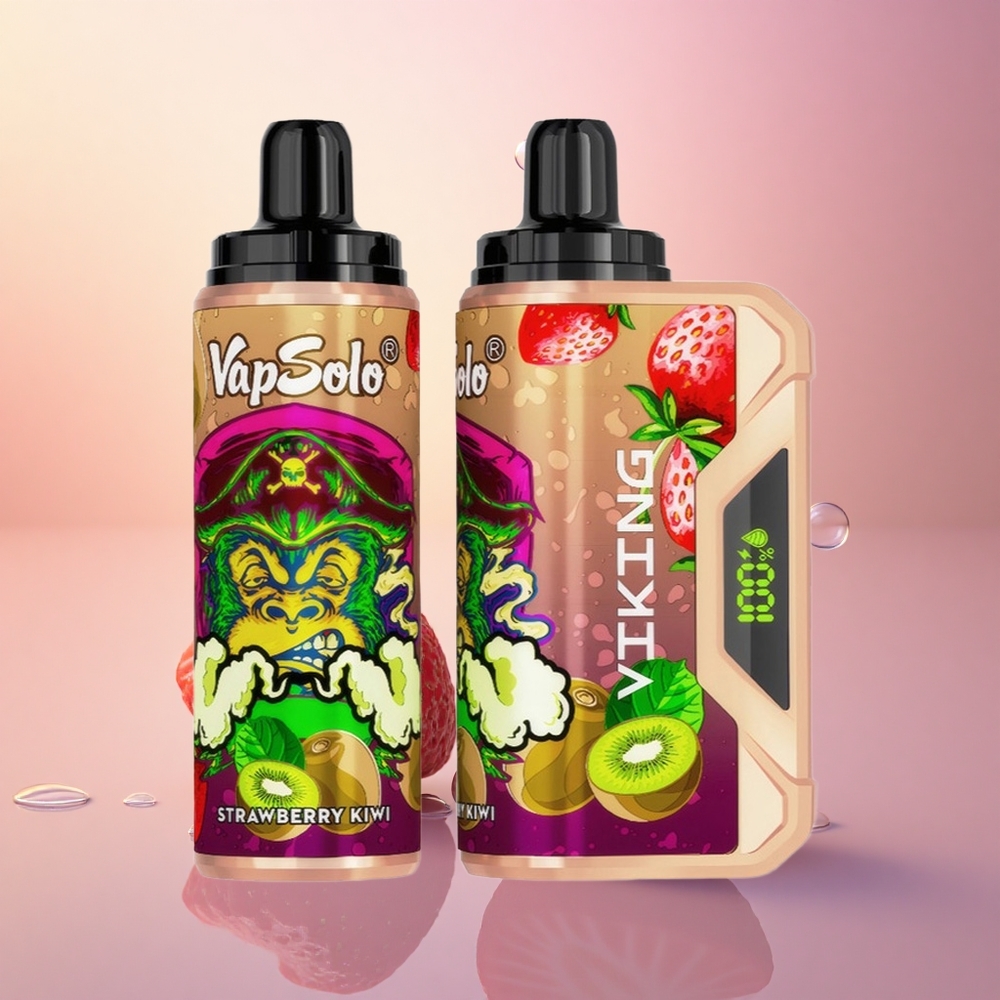 VapSolo VIKING 12000 Puffs Strawberry Kiwi Type-C 22ml