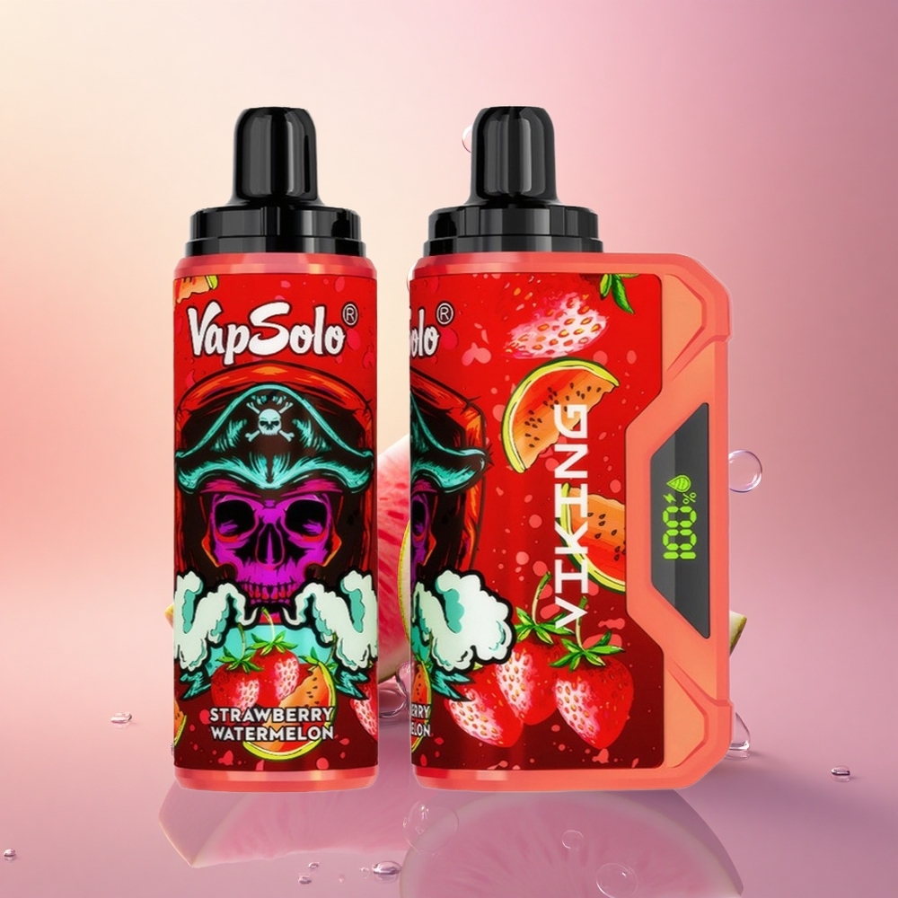 VapSolo VIKING 12000 Puffs Strawberry Watermelon Type-C 22ml