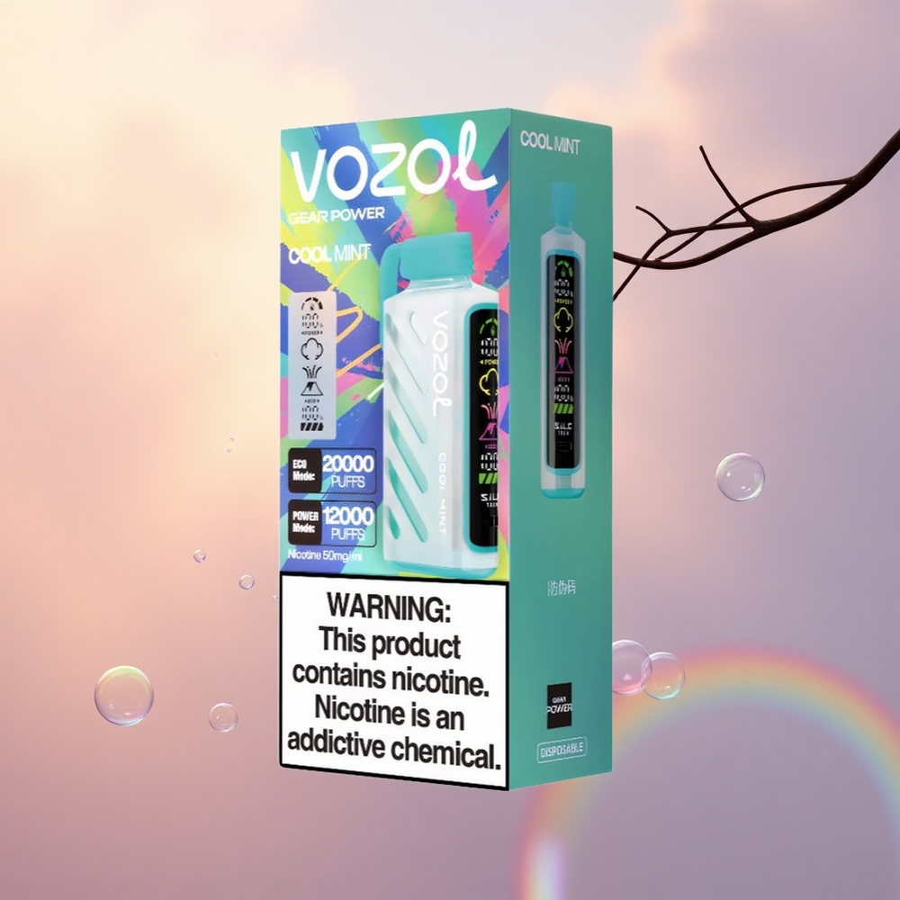 VOZOL Gear Power 20000 Puffs Cool Mint Dual Mesh 20mL 5%