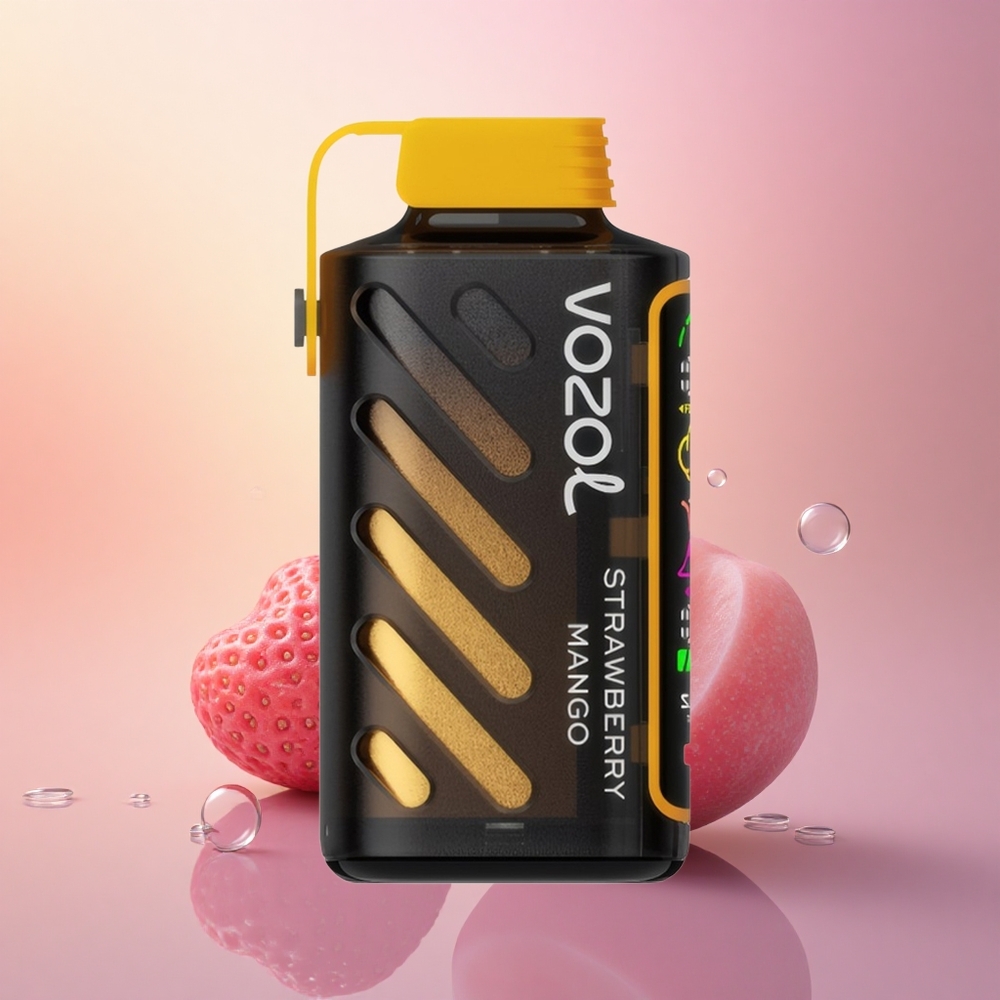 VOZOL Gear Power 20000 Puffs Strawberry Mango Dual Mesh 20mL 5%