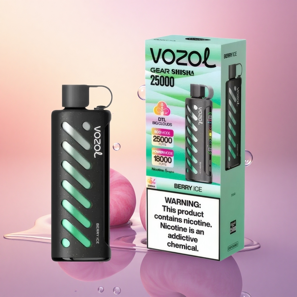 VOZOL Gear Shisha 25000 Puffs Berry Ice 1000mAh Dual Mesh