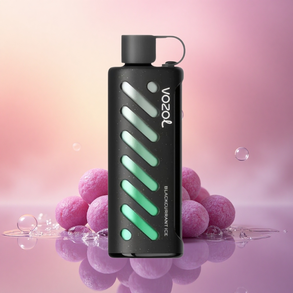 VOZOL Gear Shisha 25000 Puffs Blackcurrant Ice Dual Mesh 5mg