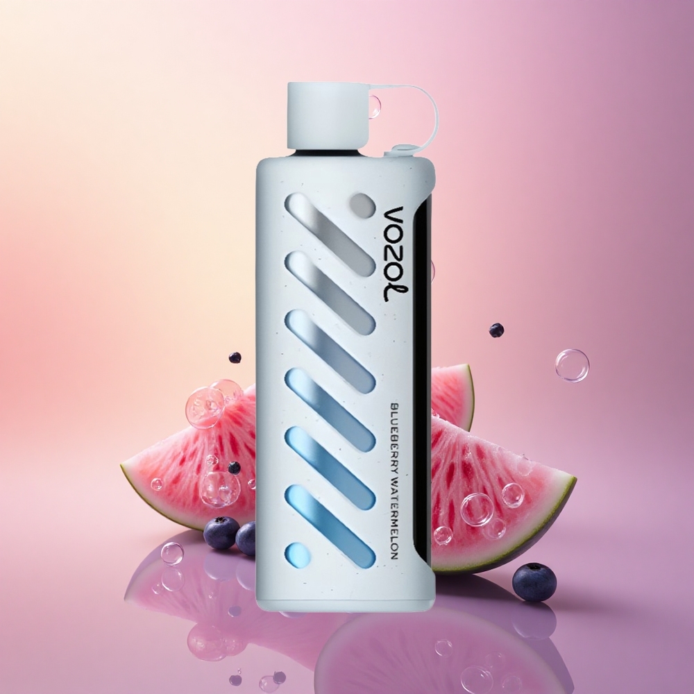 VOZOL Gear Shisha 25000 Puffs Blueberry Watermelon Dual Mesh 5mg