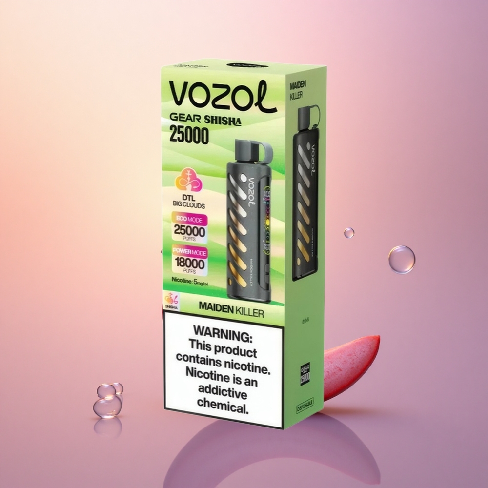 VOZOL Gear Shisha 25000 Puffs Maiden Killer 1000mAh Dual Mesh 5mg