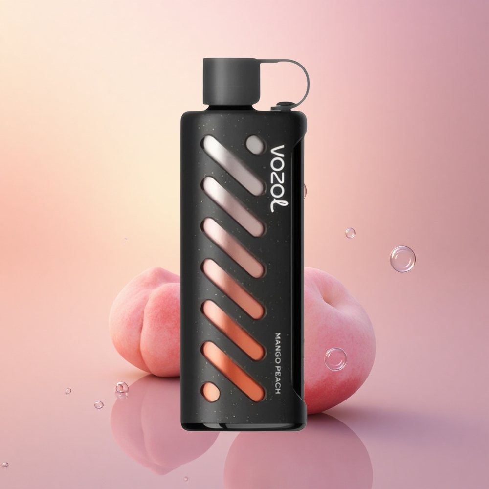 VOZOL Gear Shisha 25000 Puffs Mango Peach Dual Mesh 1000mAh 5mg