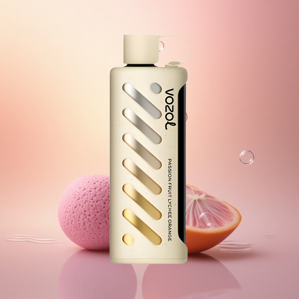 VOZOL Gear Shisha 25000 Puffs Passion Fruit Lychee Orange 1000mAh Dual Mesh