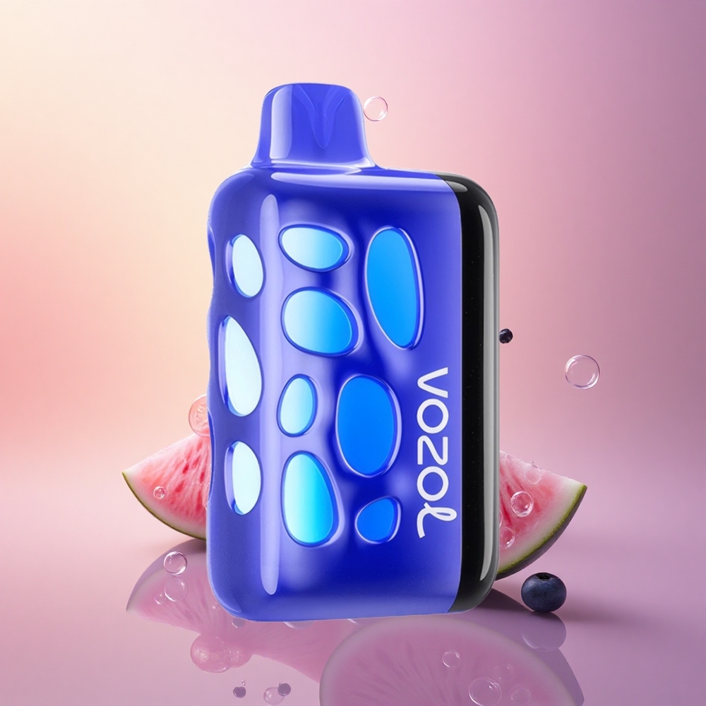 VOZOL RAVE 40000 Puffs Glowing Blueberry Watermelon Beat-Sync