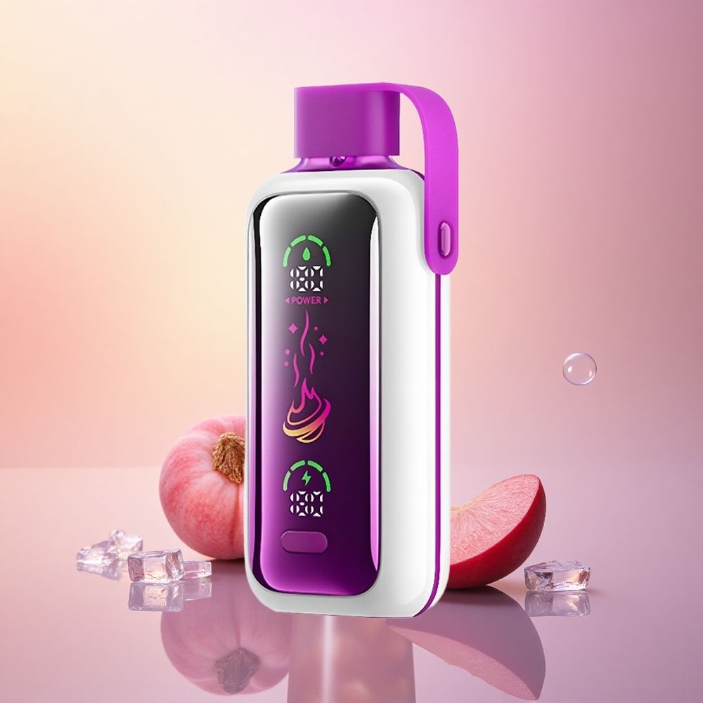 VOZOL Star 20000 Puffs Peach Ice HD Mirror Dual Mesh