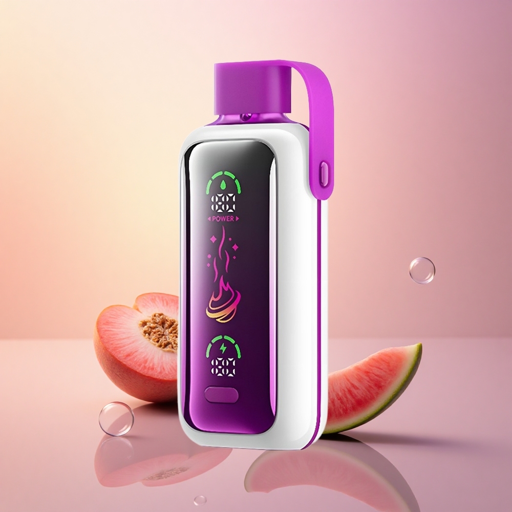 VOZOL Star 20000 Puffs Peach Mango Watermelon Dual Mesh 650mAh HD Mirror Screen