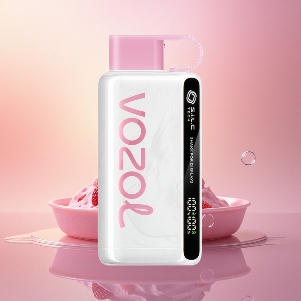 VOZOL STAR 9000/12000 Puffs Strawberry Ice Cream Shake & Charge