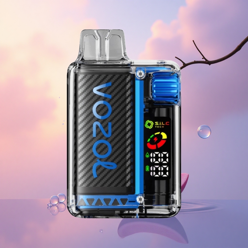 VOZOL Vista 20000 Puffs Blue Razz Ice OLED 6-Level Watt S.i.L.C Tech