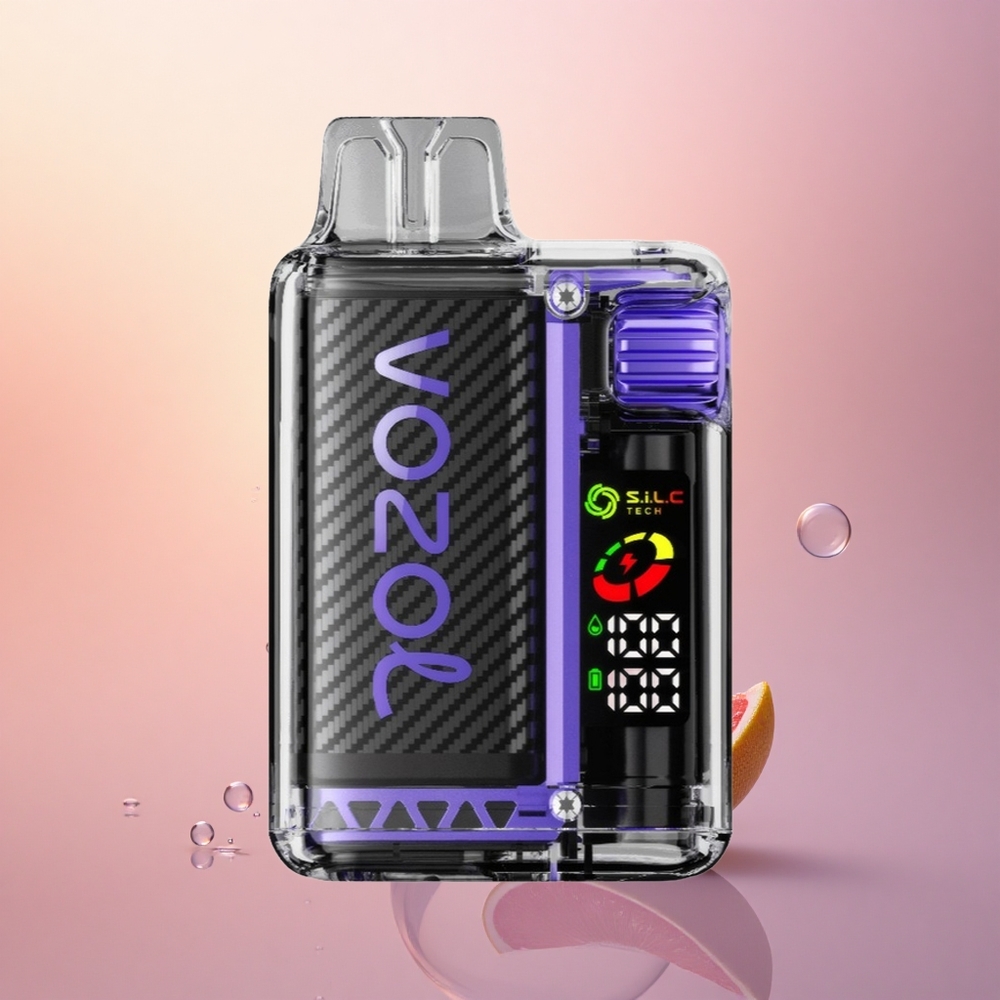 VOZOL Vista 20000 Puffs Elderflower Grapefruit OLED S.i.L.C Dual Mesh 650mAh PCR
