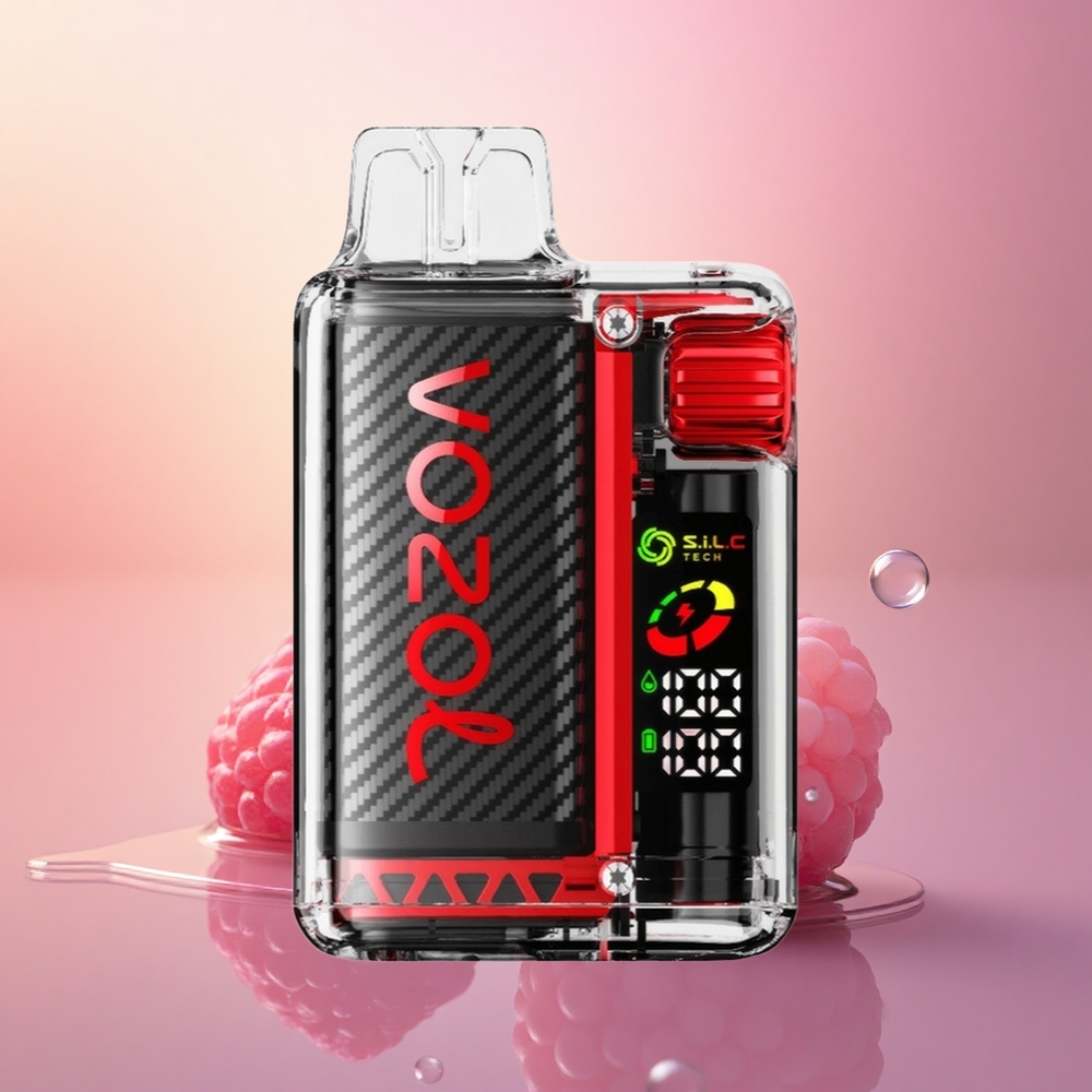 VOZOL Vista 20000 Puffs Strawberry Raspberry Cherry 650mAh OLED S.i.L.C Dual Mesh MTL