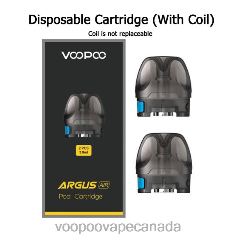 VOOPOO ARGUS AIR Pod Cartridge (2Pcs) Pod with 0.8 ohm coil 22FNH535 VOOPOO Coils Canada