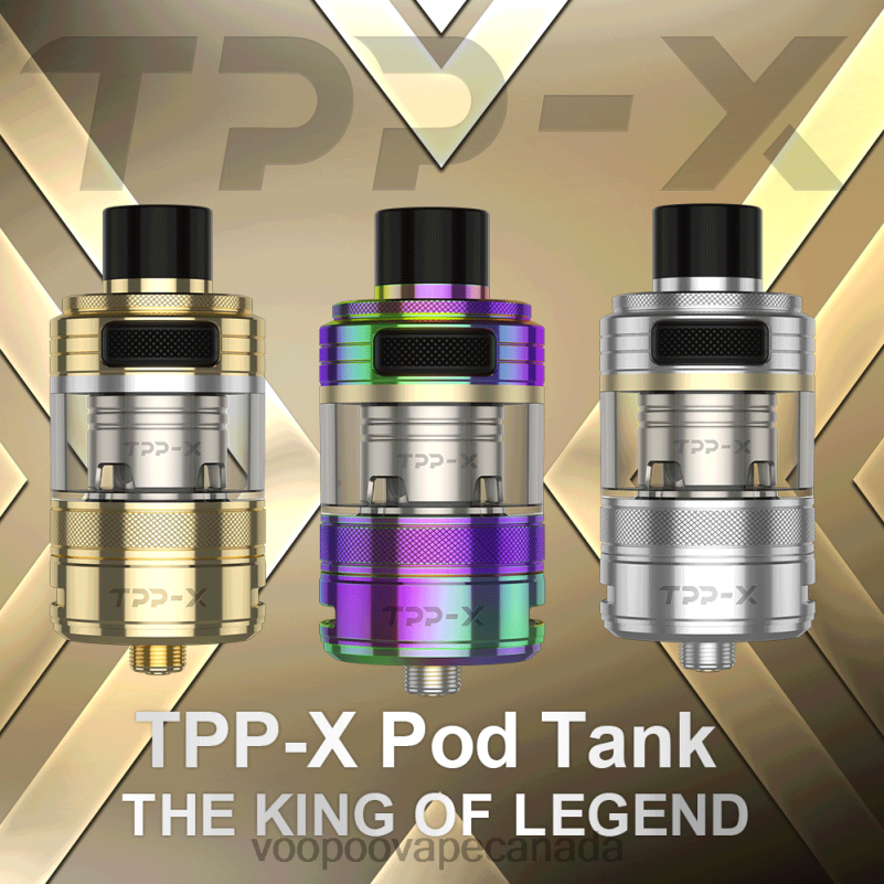VOOPOO TPP X Pod Tank Rainbow 22FNH514 VOOPOO Drag Canada