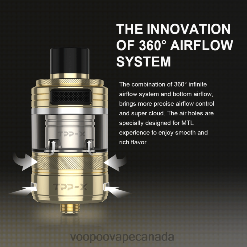 VOOPOO TPP X Pod Tank Rainbow 22FNH514 VOOPOO Drag Canada