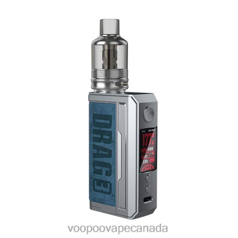 VOOPOO DRAG 3 Box Mod Kit Prussian Blue 22FNH252 VOOPOO Vape Canada