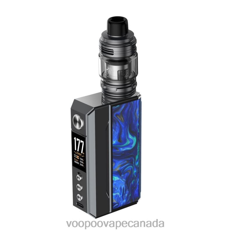 VOOPOO DRAG 4 Kit Gun Metal+Ocean Blue 22FNH146 VOOPOO Argus Canada