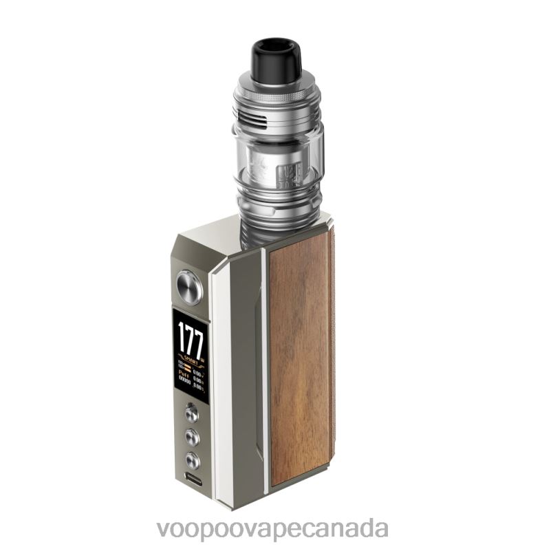 VOOPOO DRAG 4 Kit Pale Gold+Walnut 22FNH163 VOOPOO Vape Ottawa