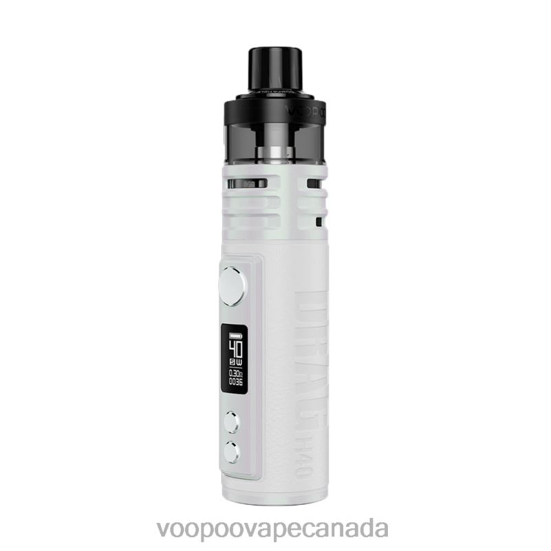 VOOPOO DRAG H40 Pod Mod Silvery White 22FNH209 VOOPOO Vape Pods