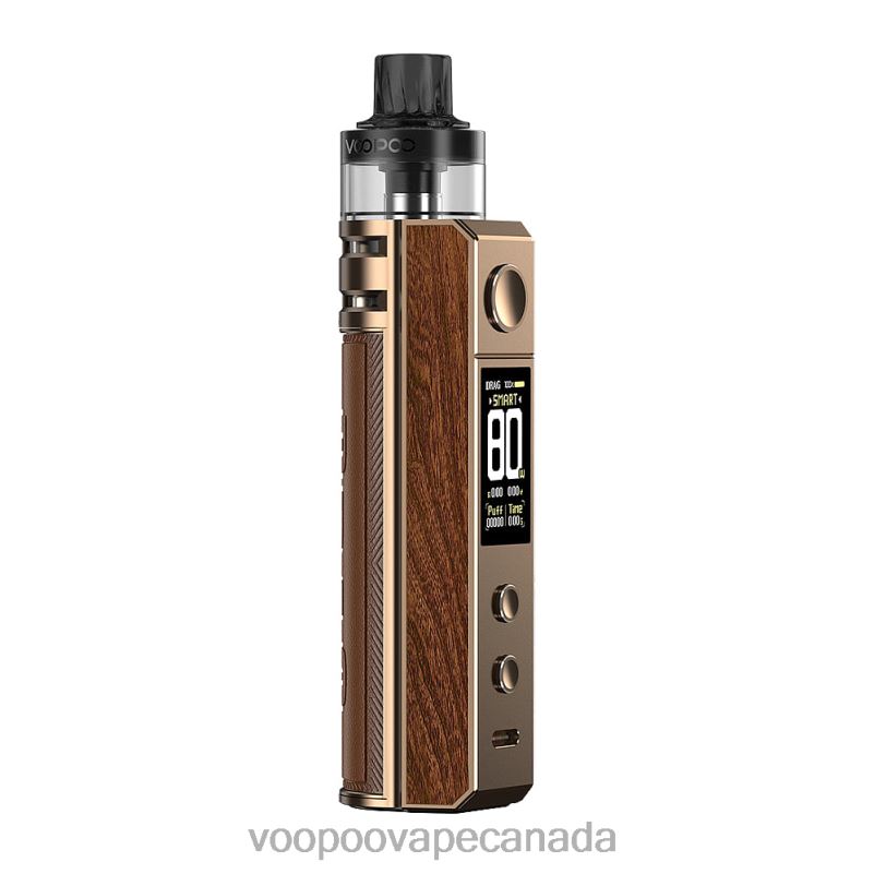 VOOPOO DRAG H80S Pod Kit Golden Rosewood 22FNH245 VOOPOO Coils Canada