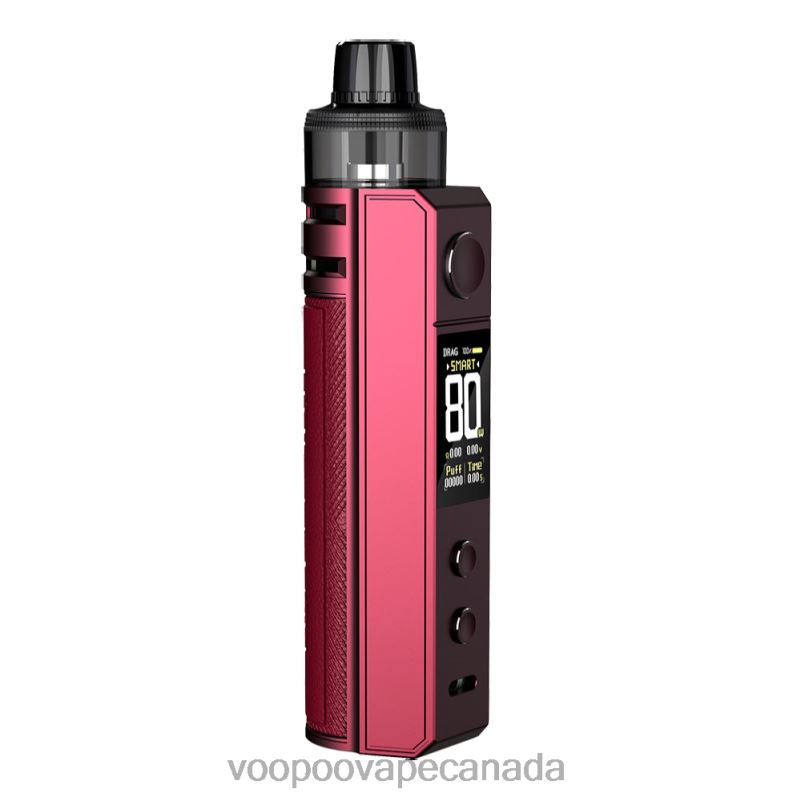 VOOPOO DRAG H80S Pod Kit Plum Red 22FNH154 VOOPOO Drag Canada