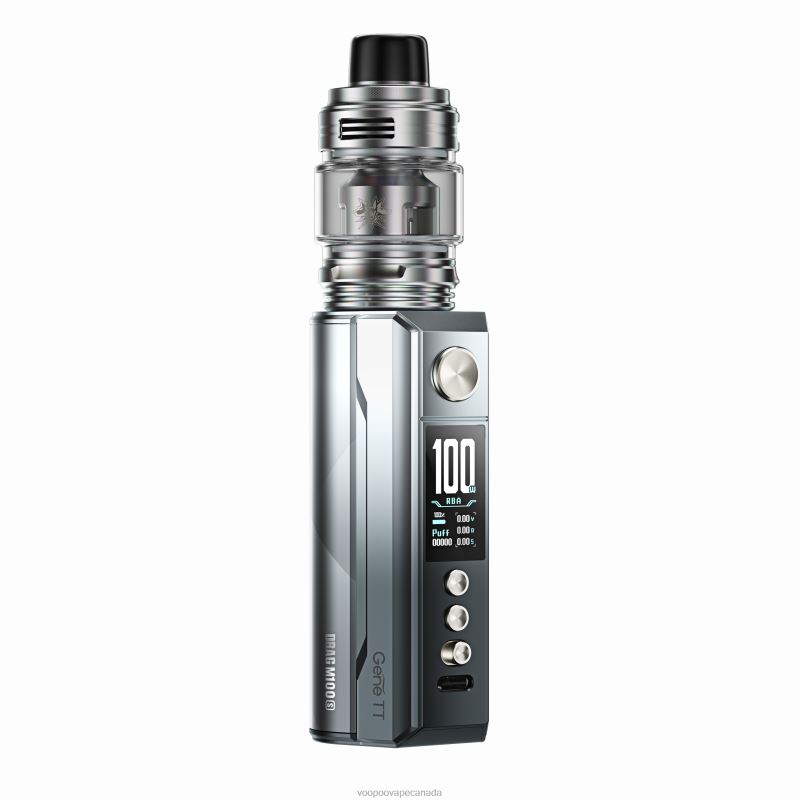 VOOPOO DRAG M100S Mod Device Silver & Black 22FNH158 VOOPOO Vape Price