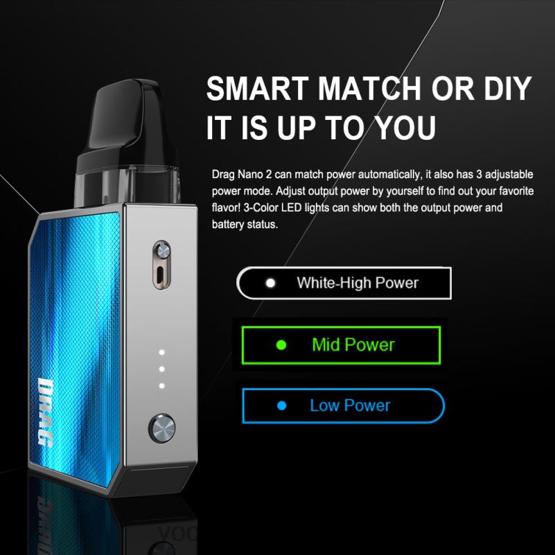 VOOPOO DRAG NANO 2 Pod Kit Tea Green 22FNH152 VOOPOO Vape Canada