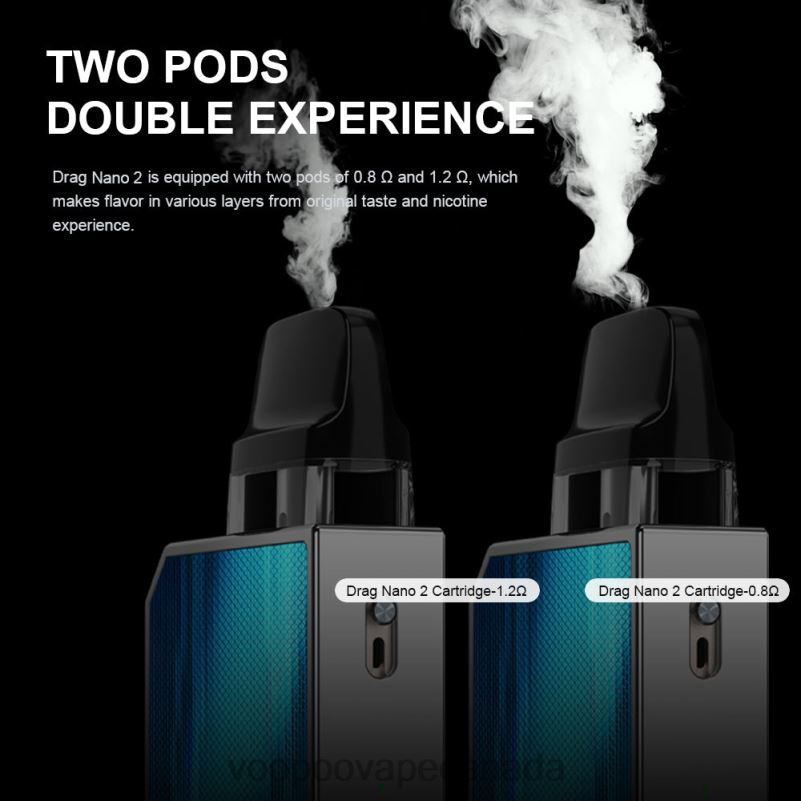 VOOPOO DRAG NANO 2 Pod Kit Tea Green 22FNH152 VOOPOO Vape Canada