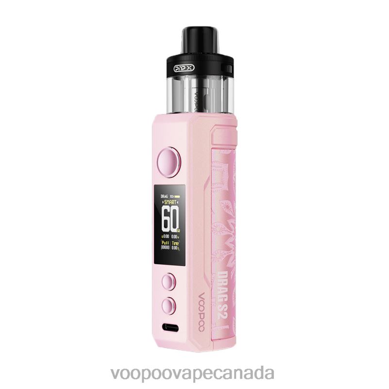 VOOPOO DRAG S2 Pod Mod Kit Glow Pink 22FNH259 VOOPOO Vape Pods