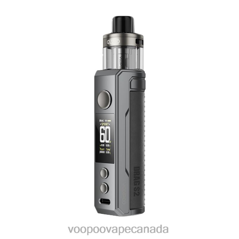 VOOPOO DRAG S2 Pod Mod Kit Gray Metal 22FNH260 VOOPOO Vape Near Me