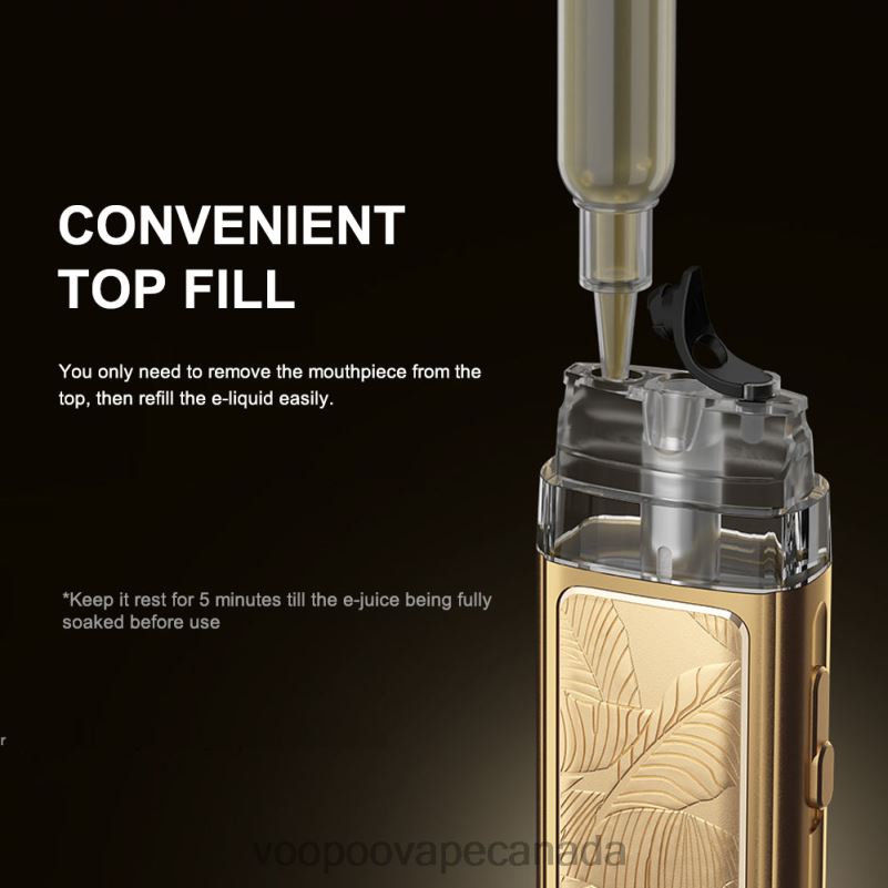 VOOPOO VINCI POD Royal Edition Gold Leaf 22FNH343 VOOPOO Vape Ottawa