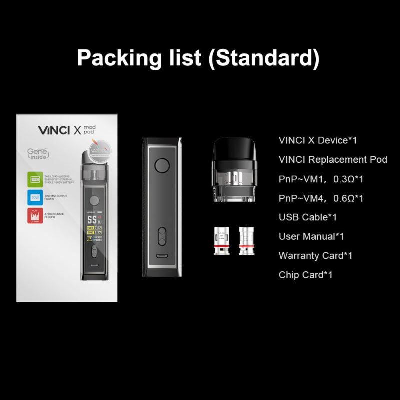 VOOPOO VINCI X Mod Pod Kit Carbon Fiber 22FNH346 VOOPOO Argus Canada